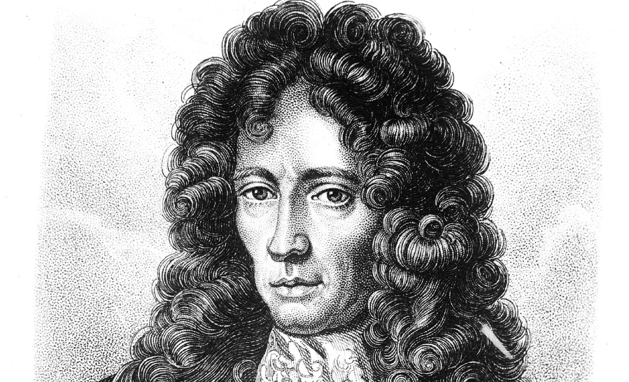 A portrait of Robert Boyle, who famously used the term 'Invisible College'.