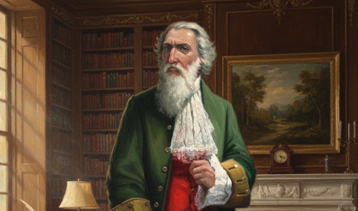 A portrait or symbolic representation of Martinez de Pasqually and his theurgical system.