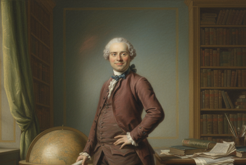 A portrait of Jean-Baptiste Willermoz, the doctrinal architect of the Rite.